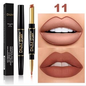 2 IN 1  Lip Liner Waterproof Matte Lipstick Pencil